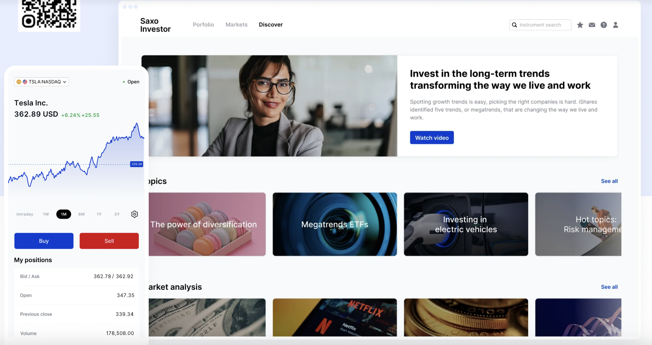 saxo investor page