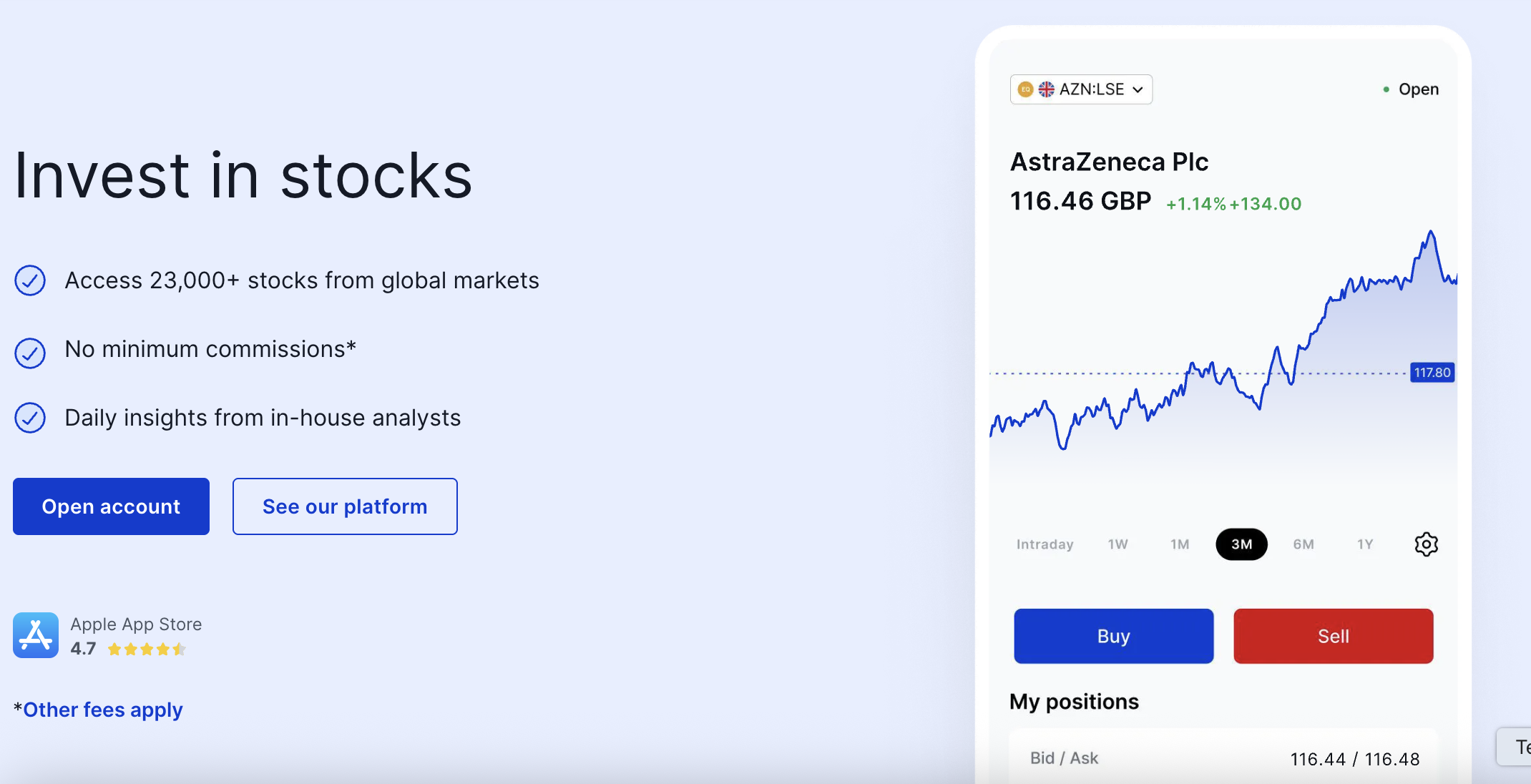 saxo stocks page
