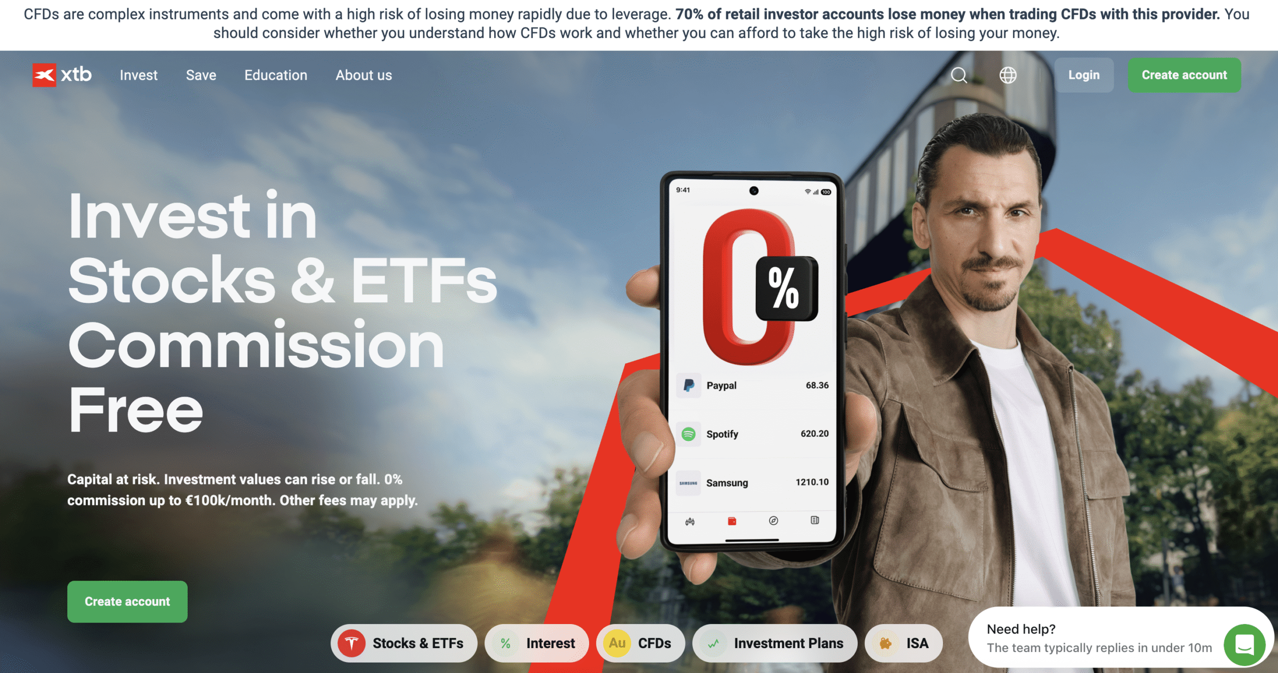 XTB uk forex broker